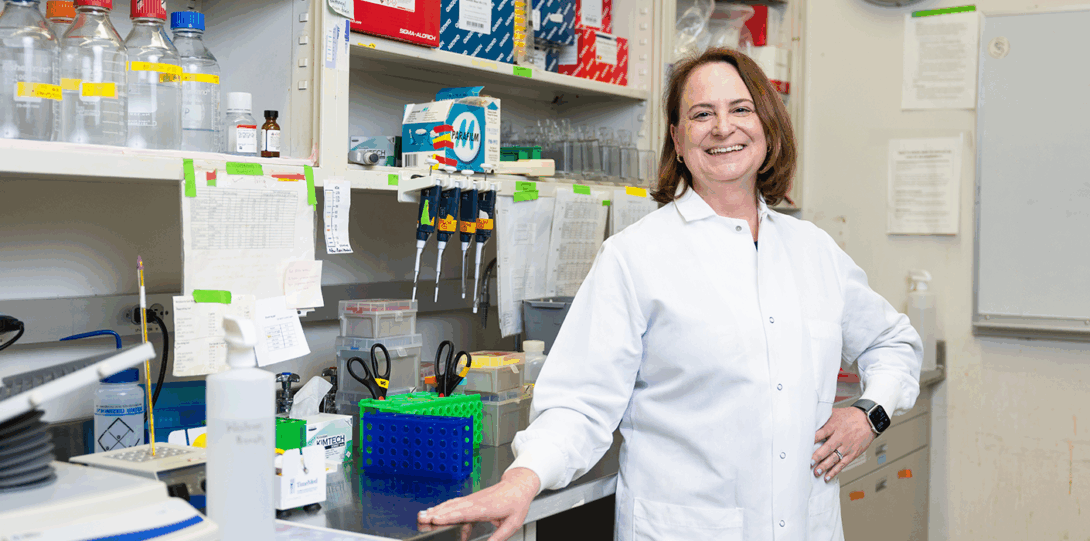 Dr. Burdette in the Lab